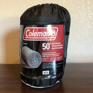 Coleman 50 Degree Sleeping Bag *NEW* Outdoor Camping Sports Gear Fits Up to 5'11